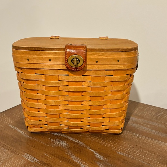 Longaberger Basket Purse|Shoulder Purse Basket 18210|Vintage Longaberger Basket - Picture 10 of 11